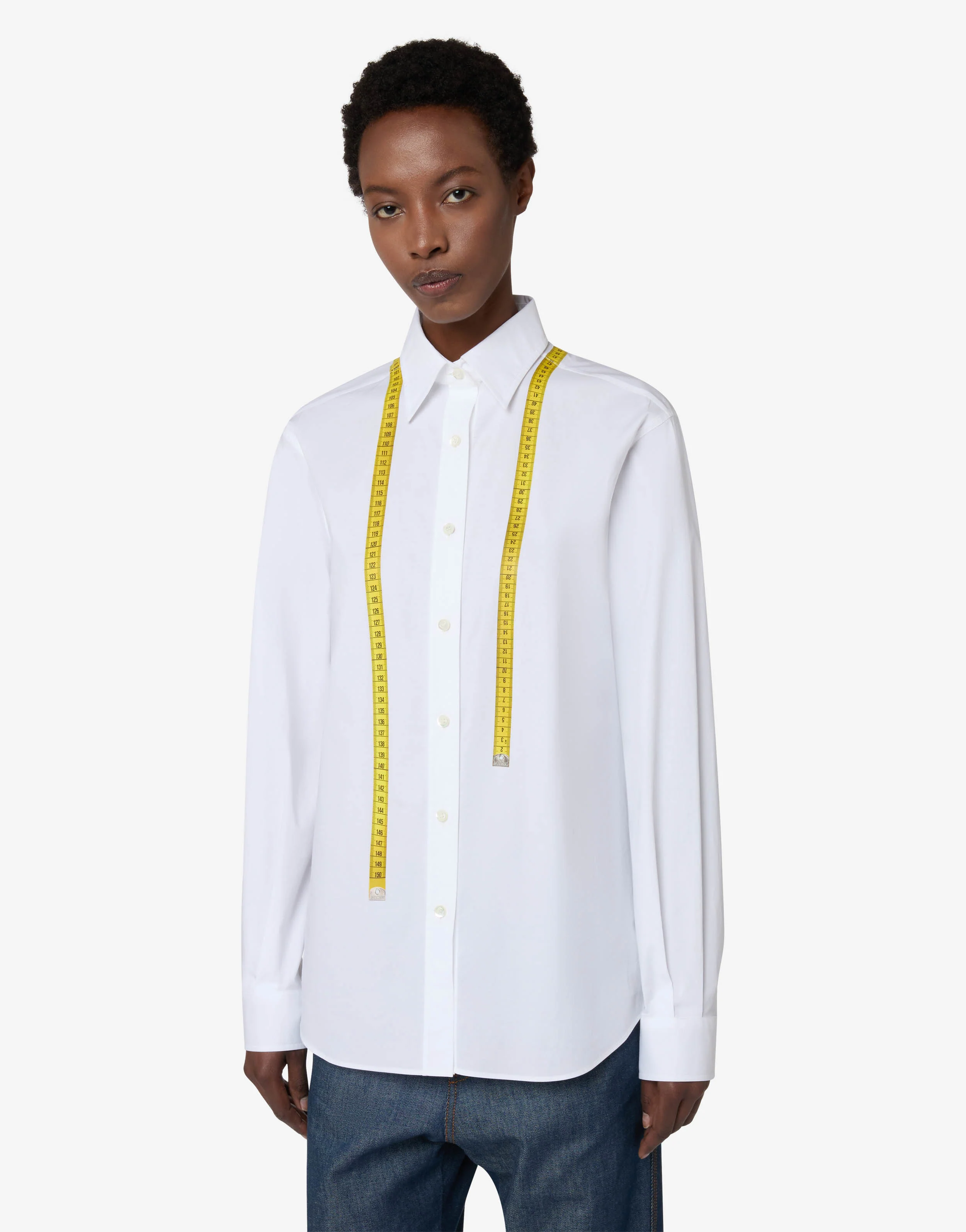 Printed cotton poplin shirt