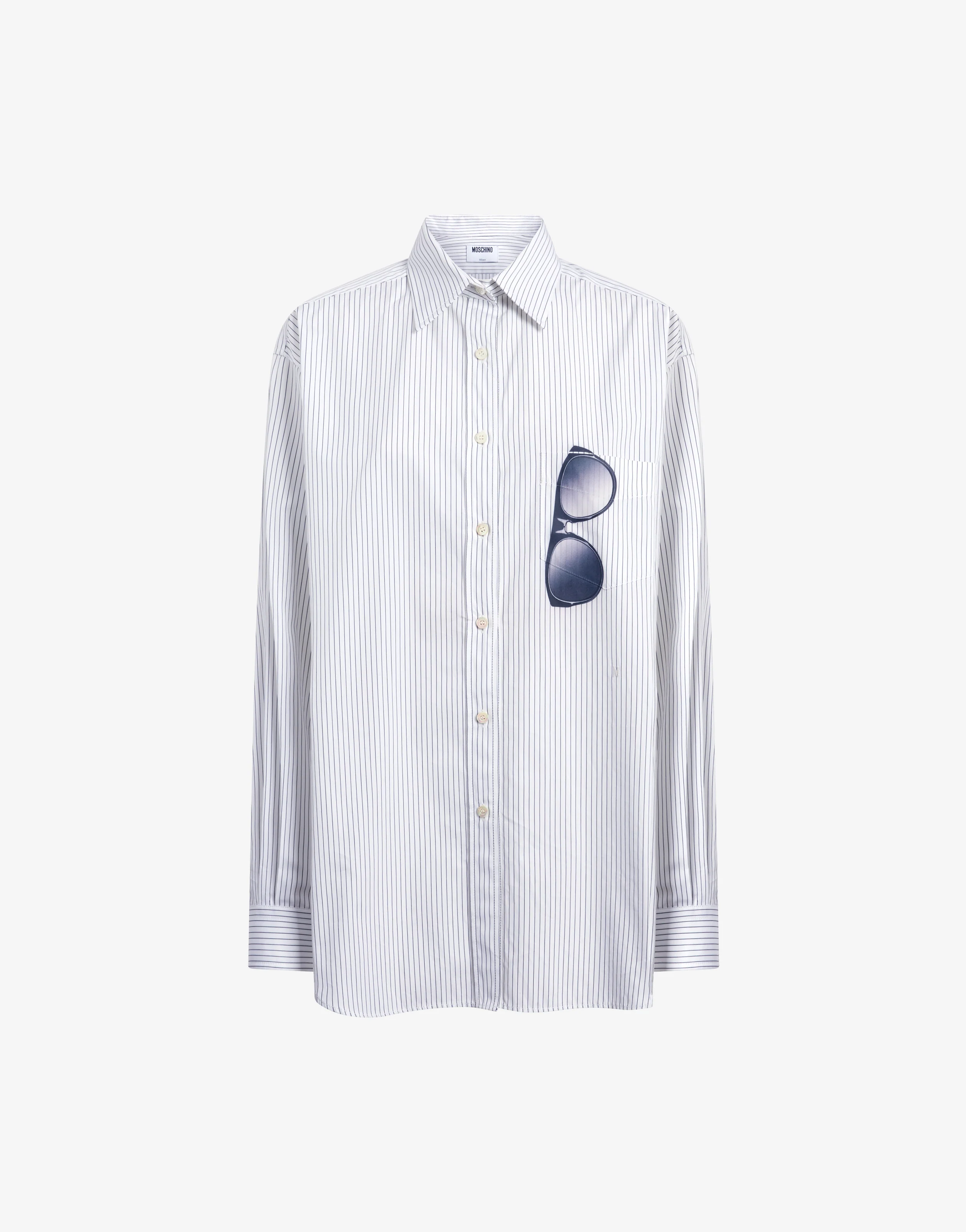 Printed cotton poplin shirt - Image 5
