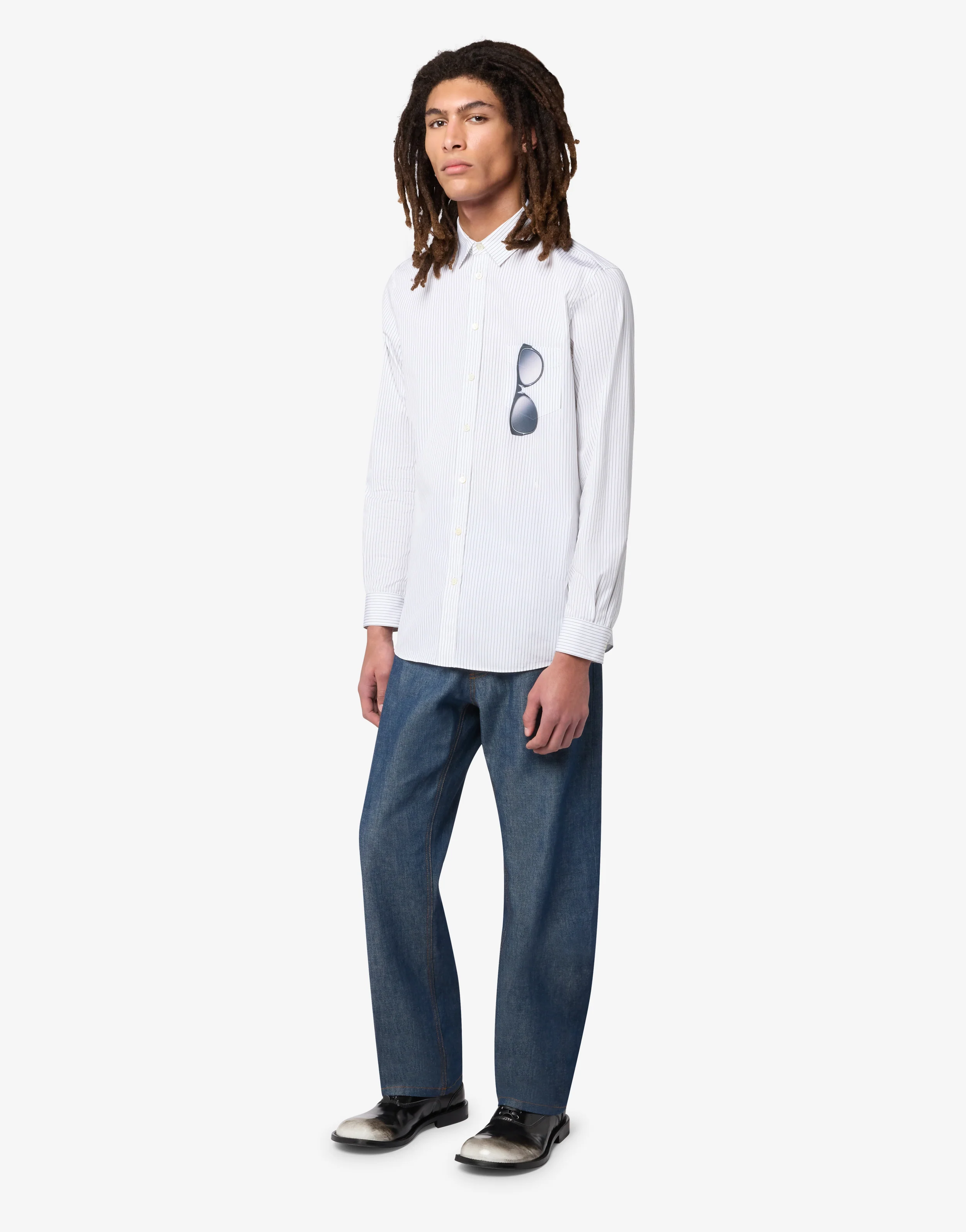 Printed cotton poplin shirt - Image 4