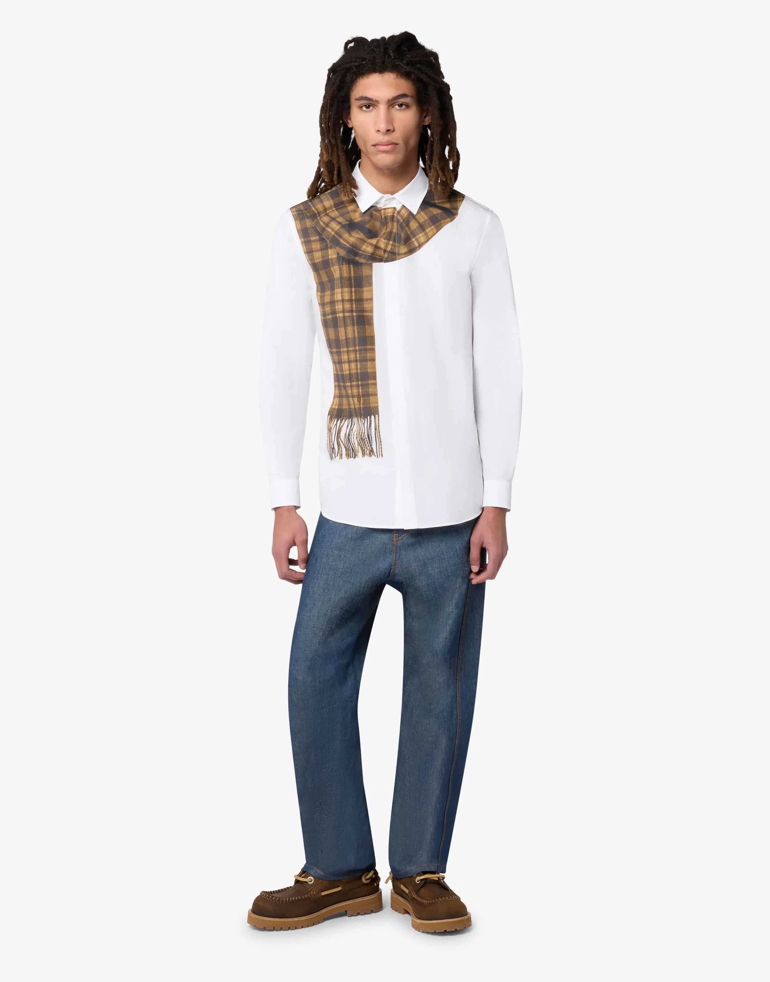 Printed cotton poplin shirt - Image 4