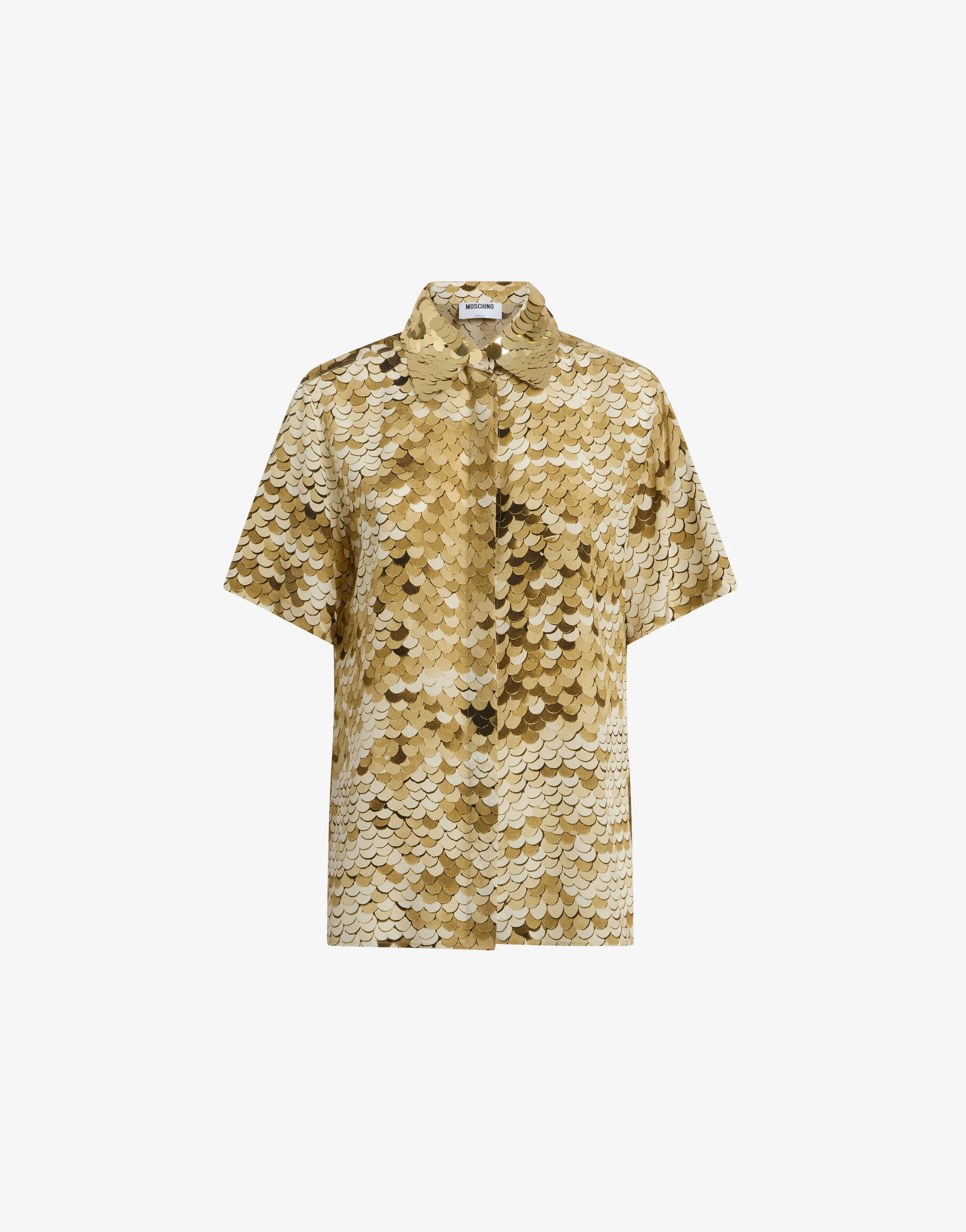 Printed crepe de chine shirt - Image 5