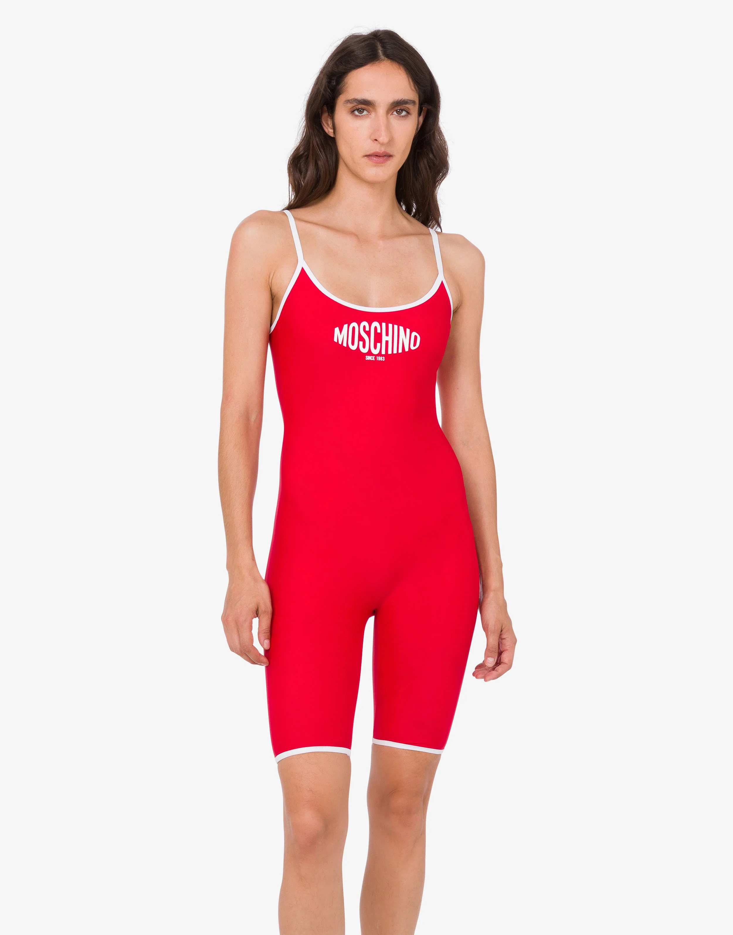 Printed lycra one-piece swimsuit - Image 2