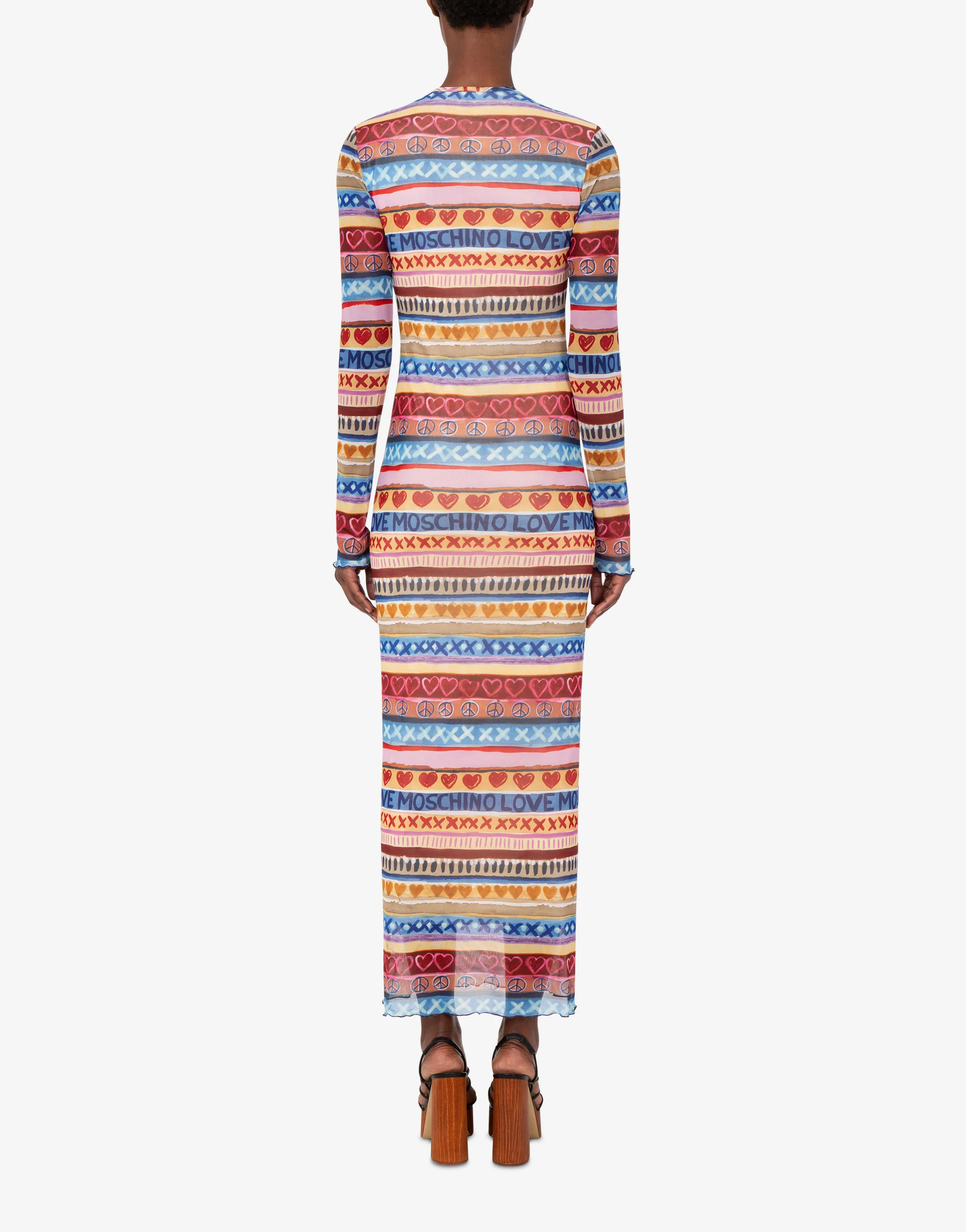 Printed mesh dress - Image 3