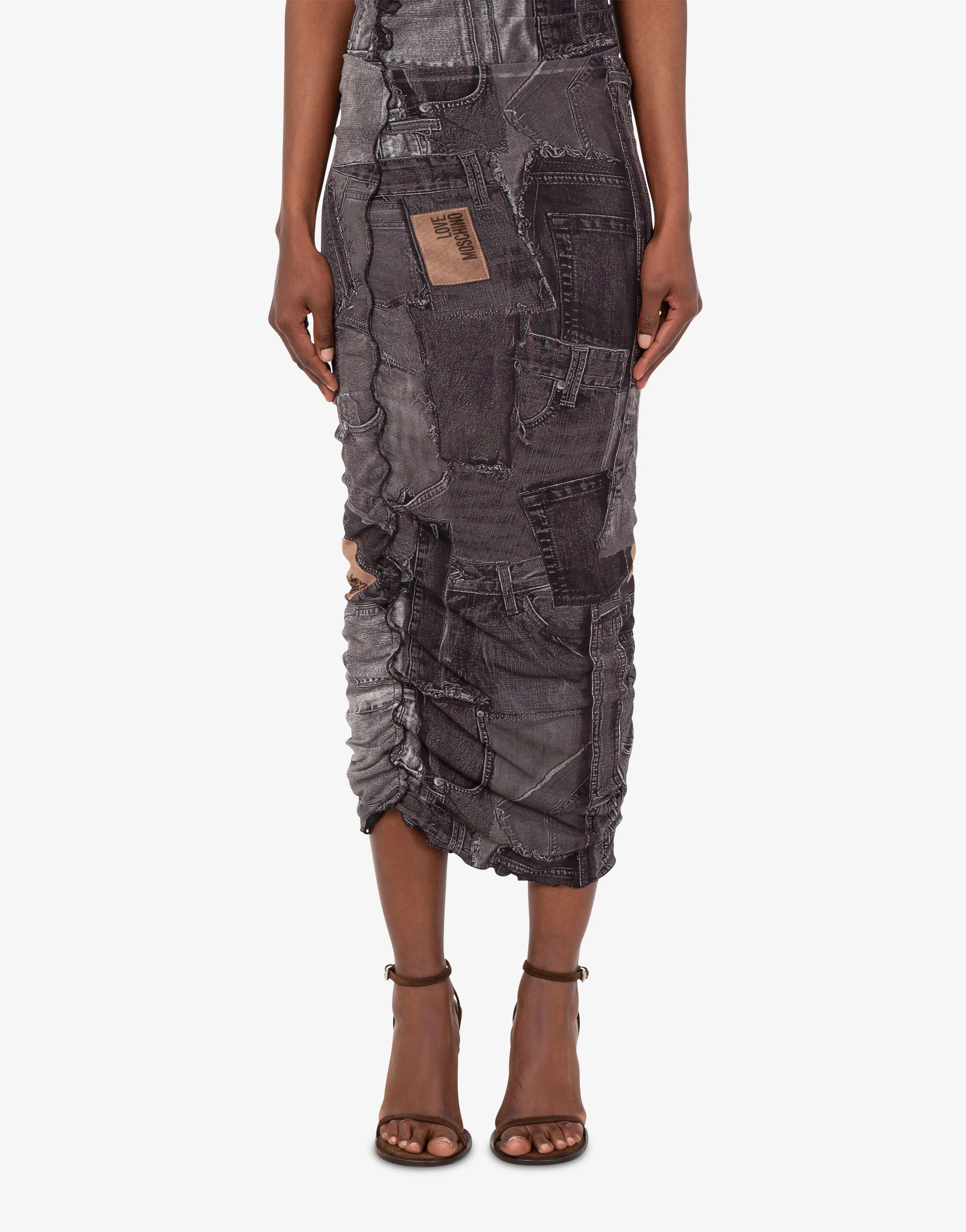 Printed mesh skirt - Image 3