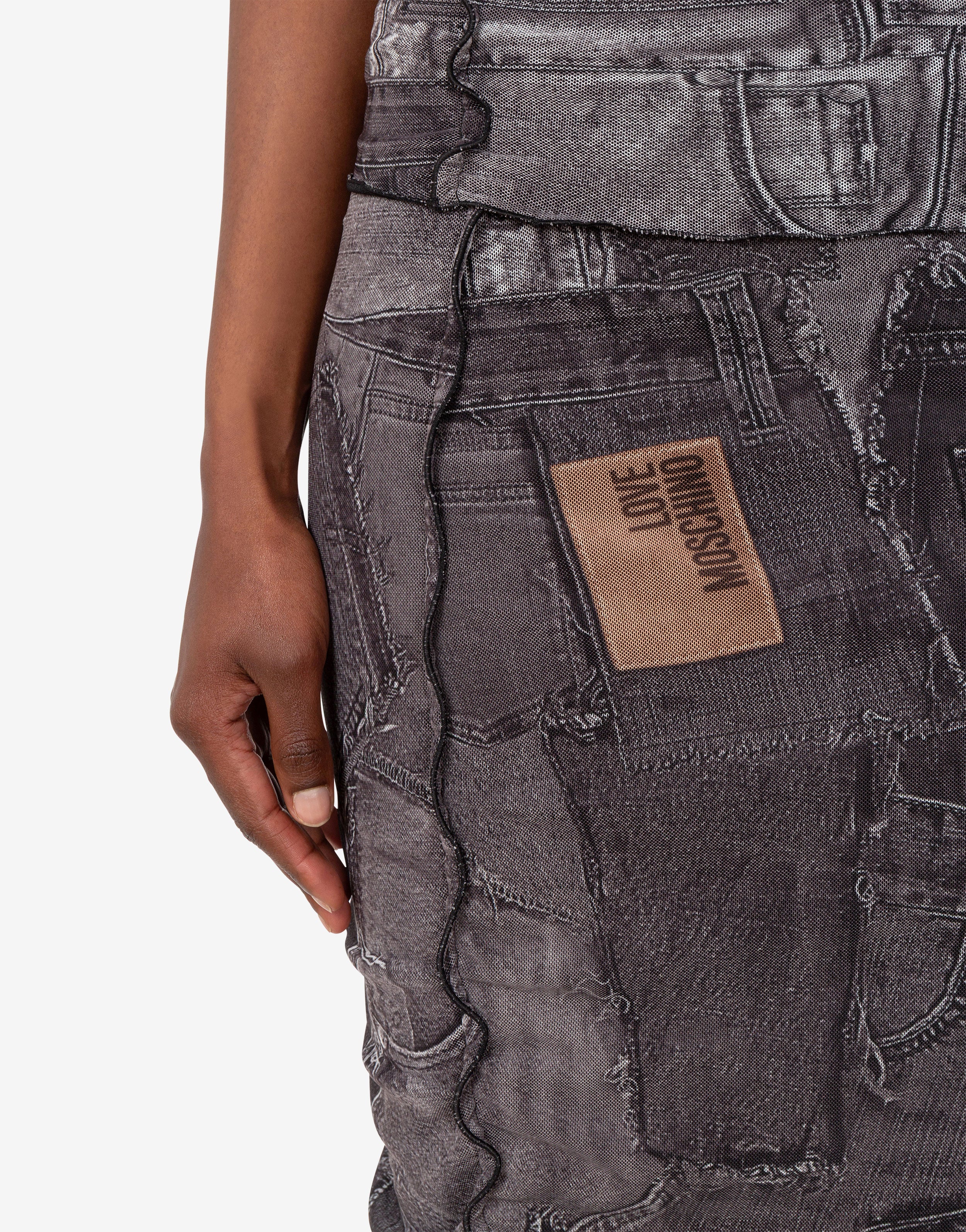 Printed mesh skirt - Image 5