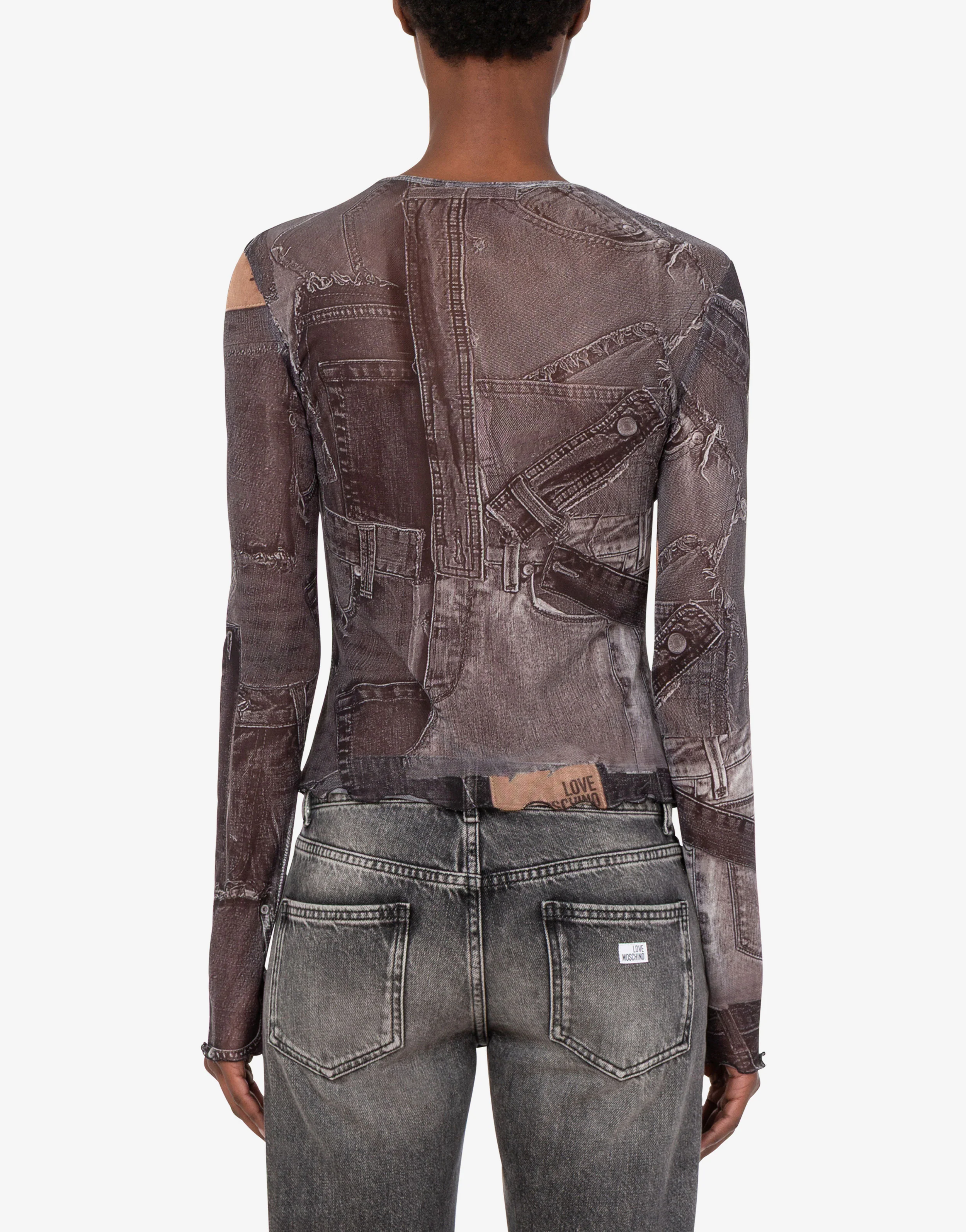 Printed mesh T-shirt - Image 4