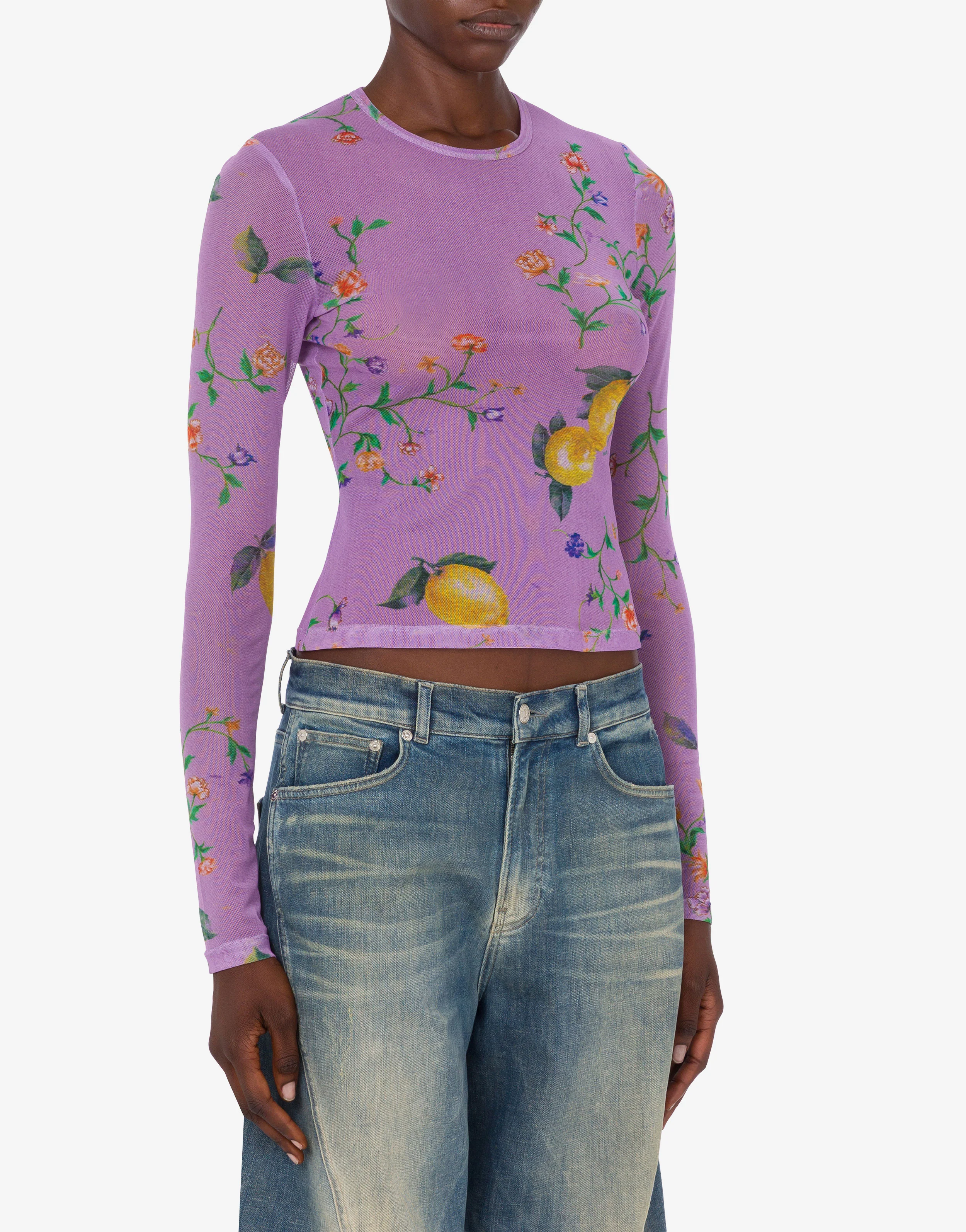 Printed mesh T-shirt - Image 2