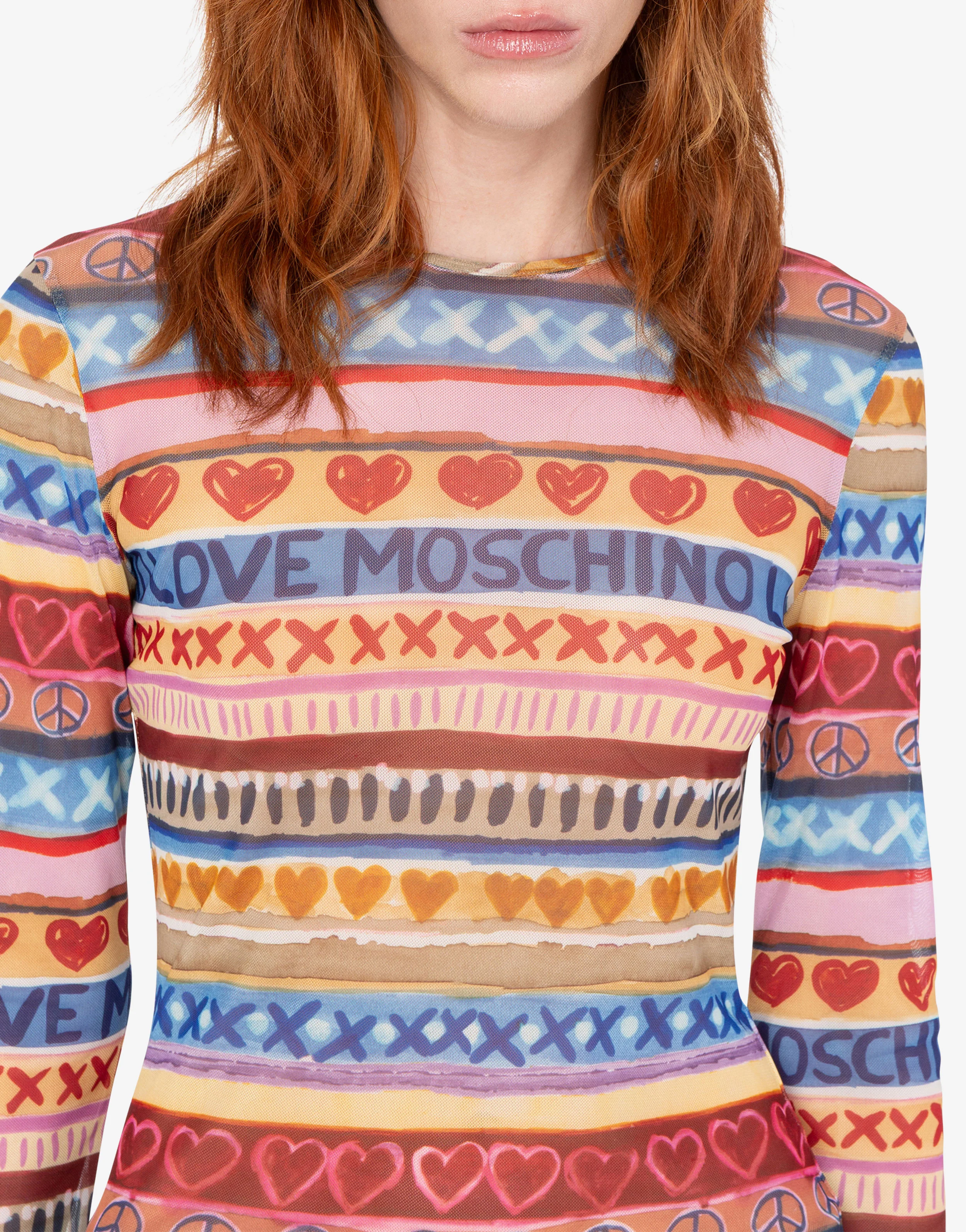 Printed mesh T-shirt - Image 5