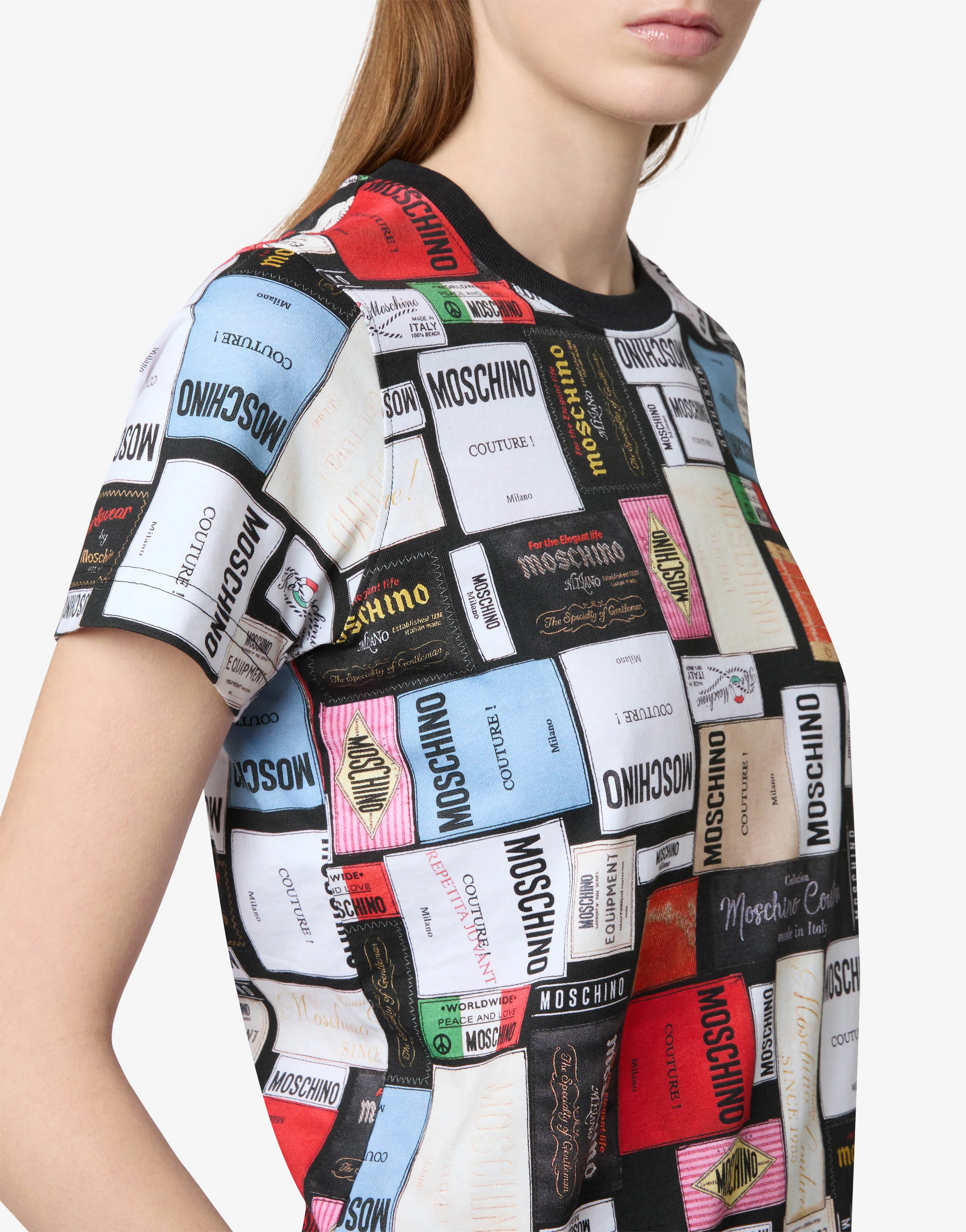 Printed organic cotton jersey T-shirt - Image 3