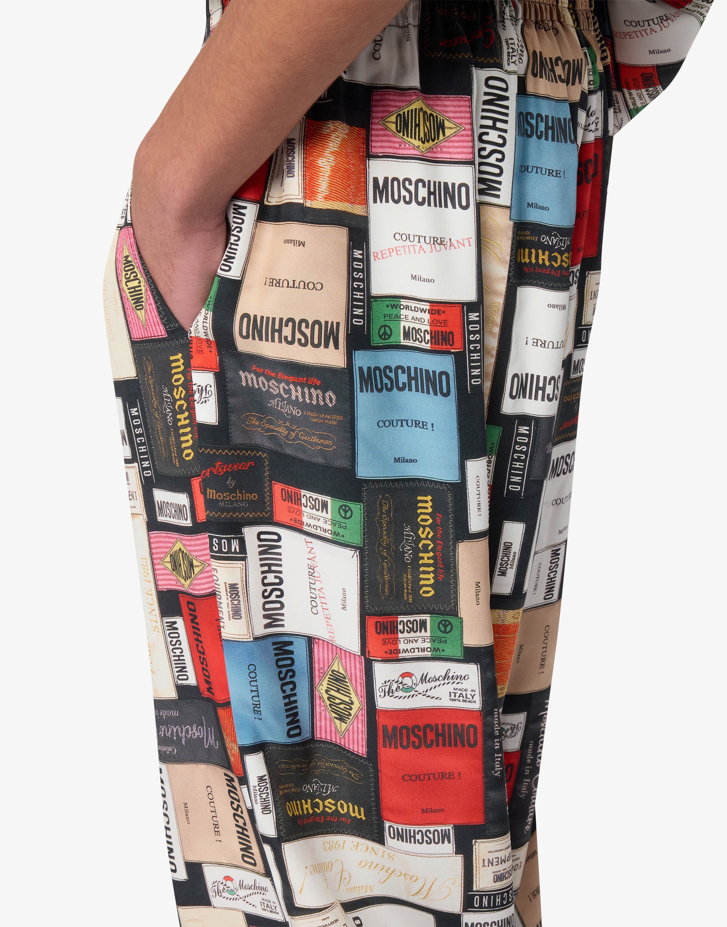 Printed silk pants - Image 3