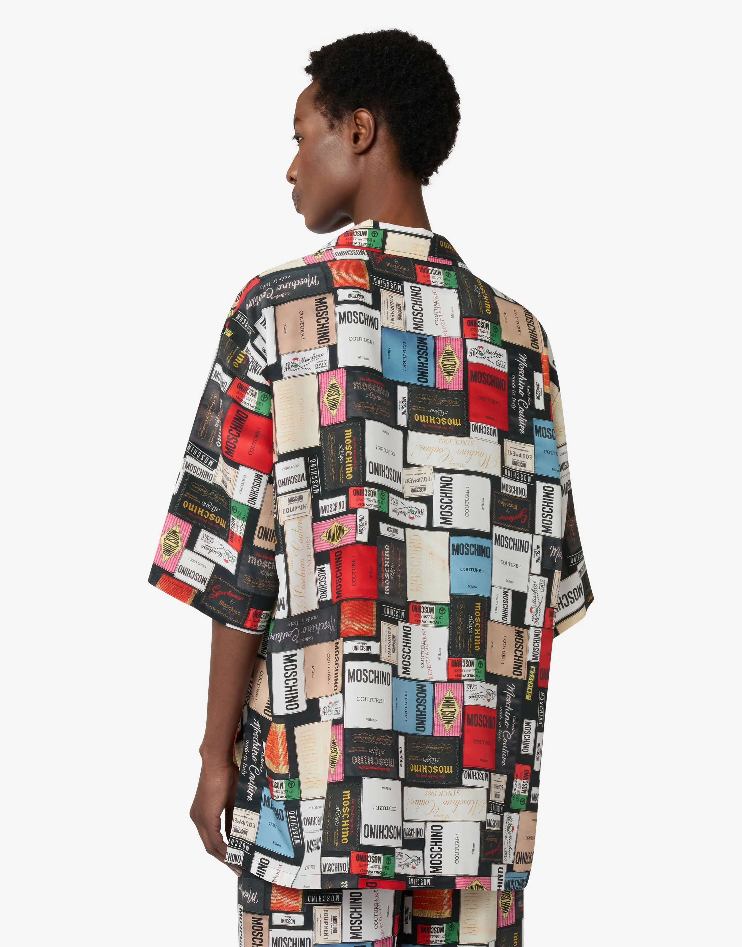 Printed silk shirt - Image 2