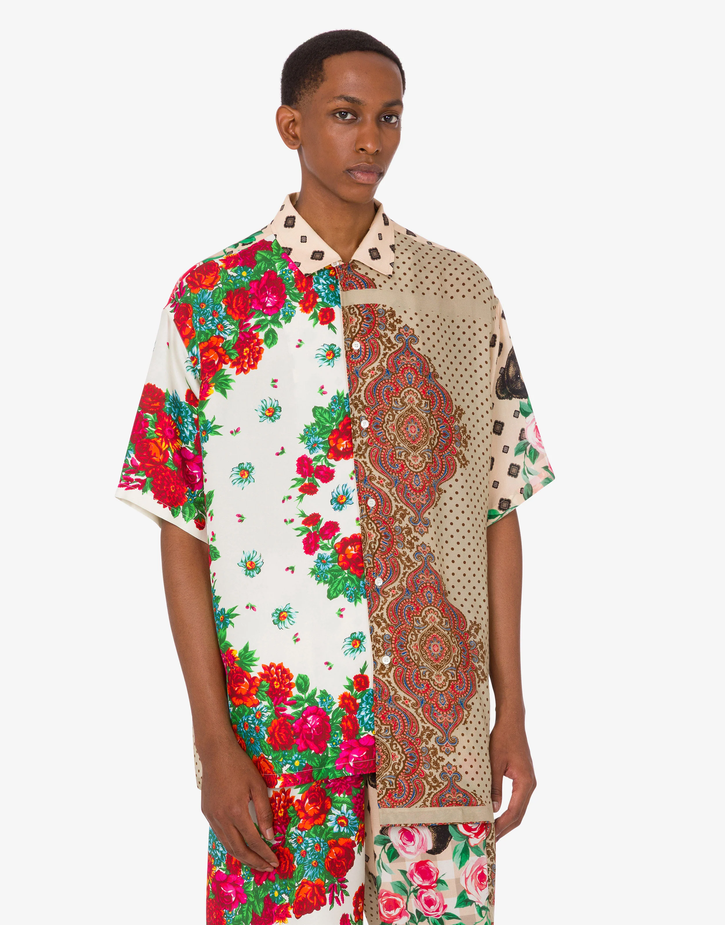 Printed silk shirt - Image 2