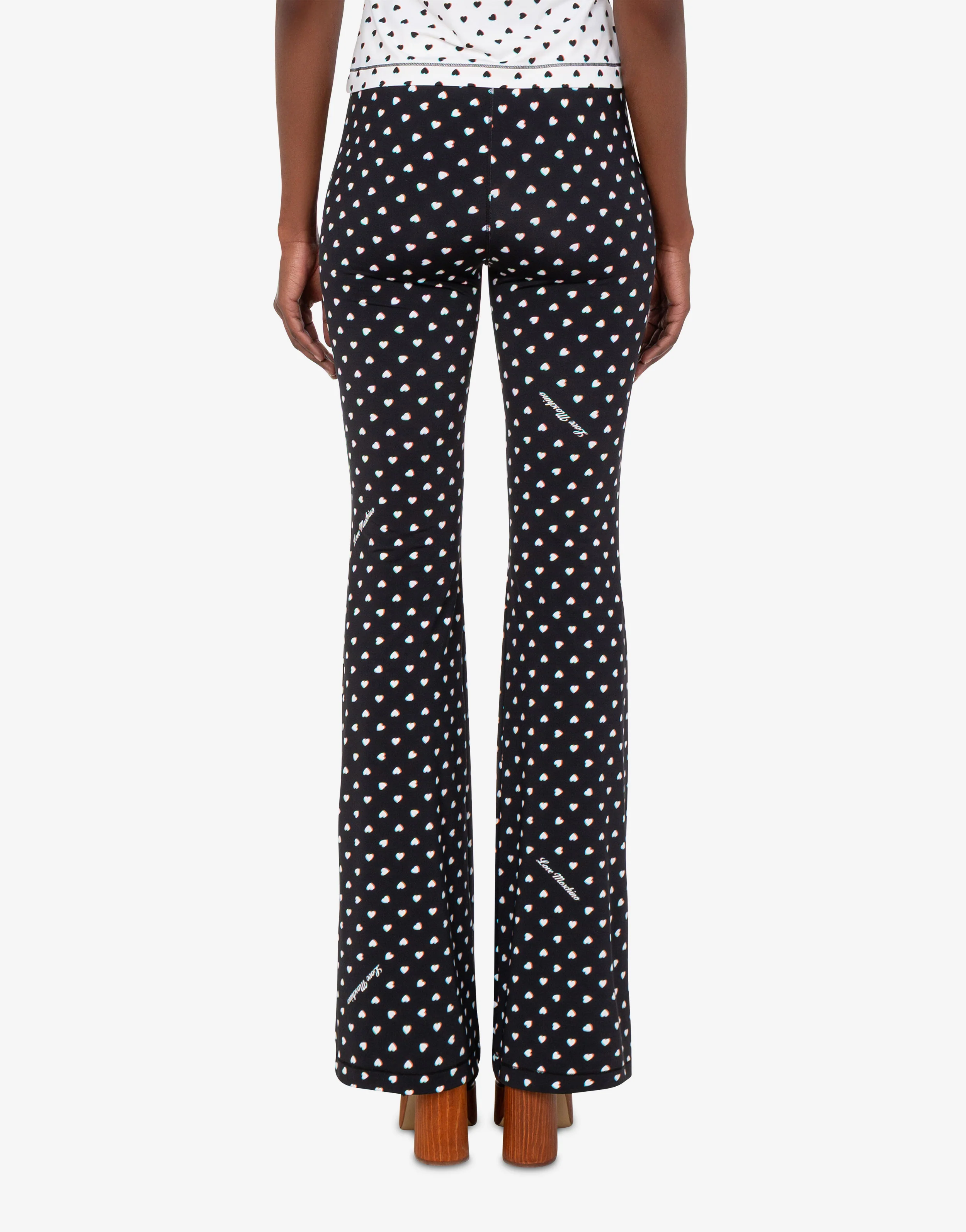 Printed technical jersey pants - Image 4