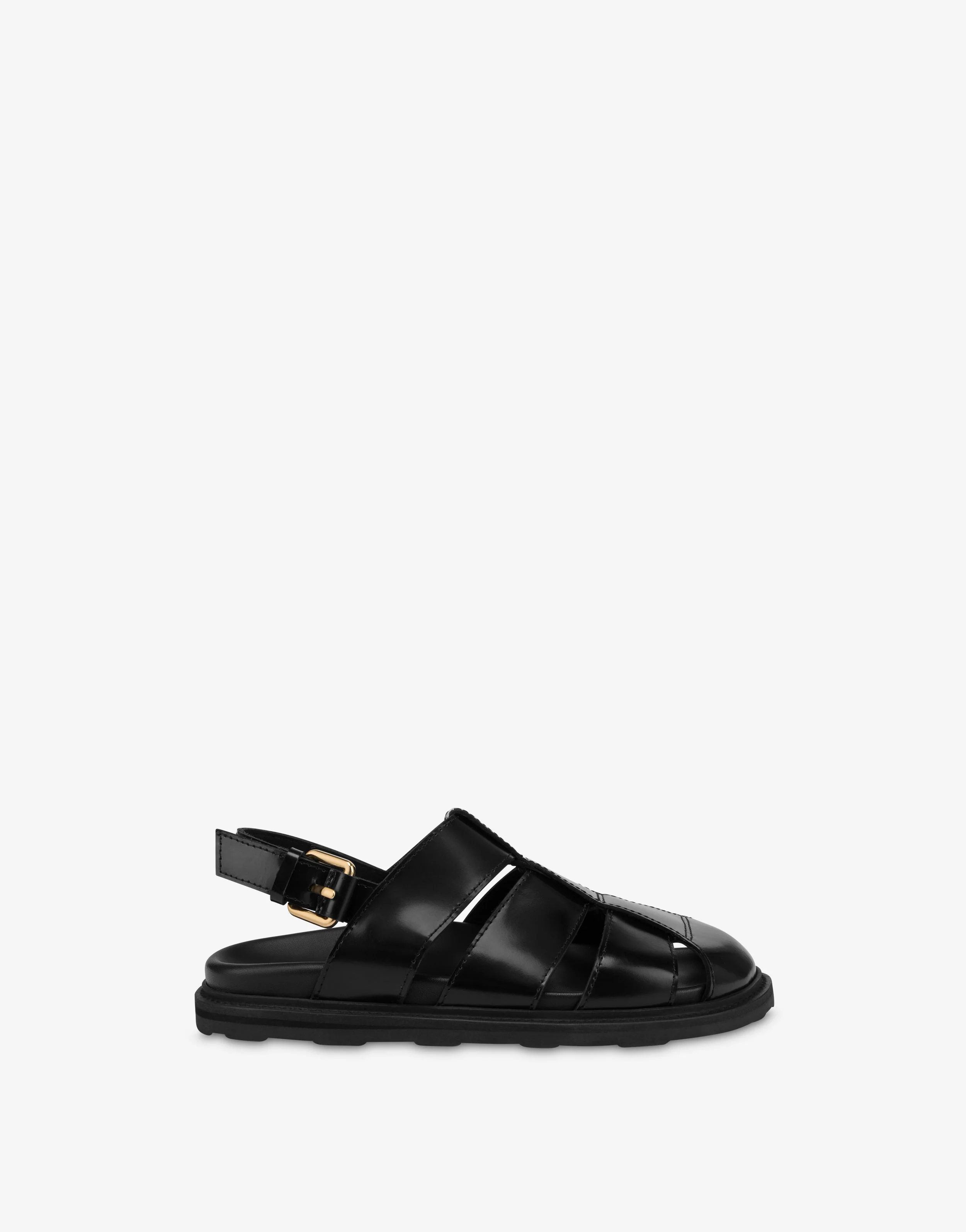Sandals in brushed calf leather Sporty - Image 2