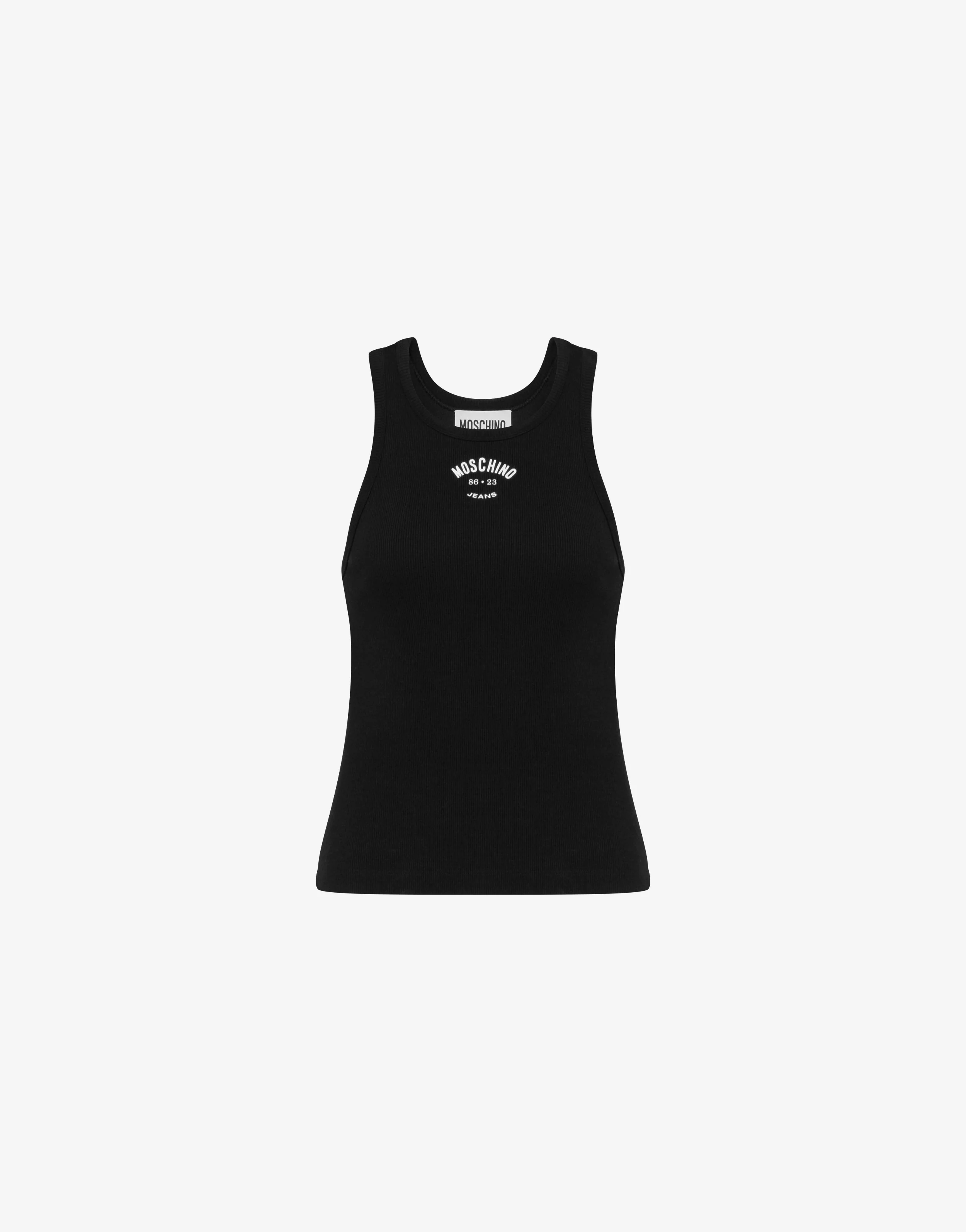Stretch cotton tank top