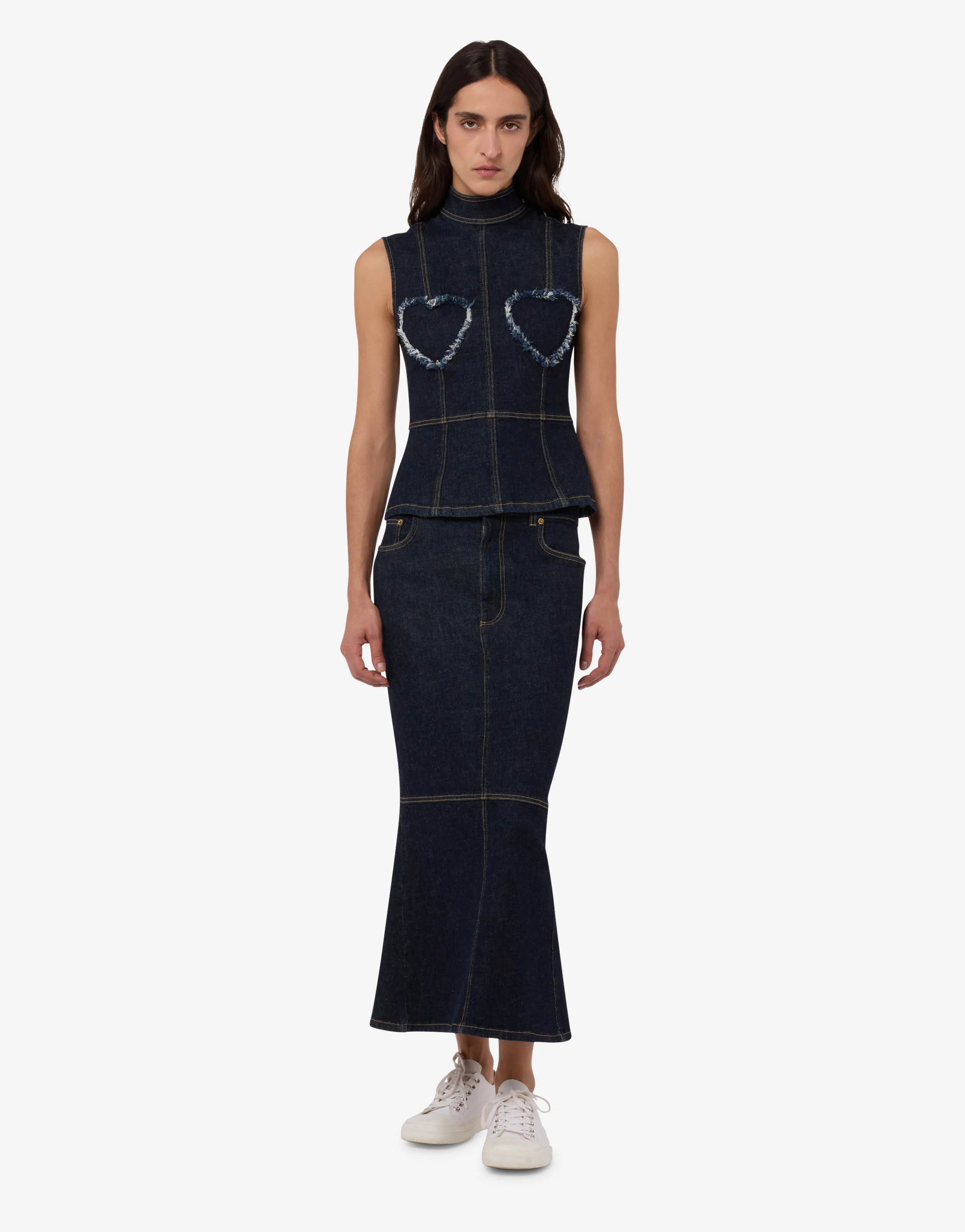 Stretch denim top - Image 4