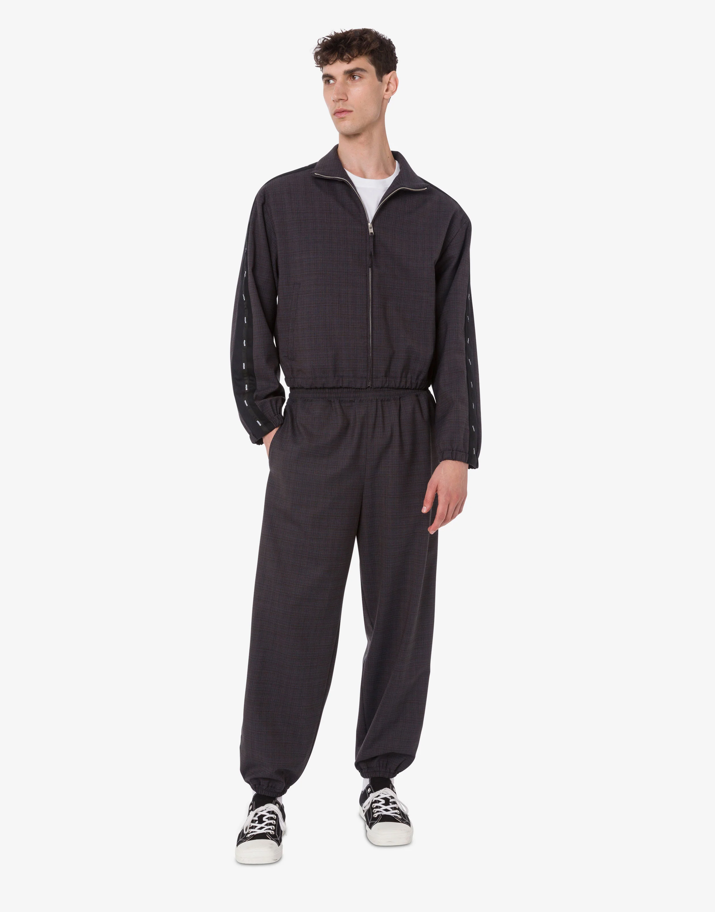 Stretch wool blend cloth jacket