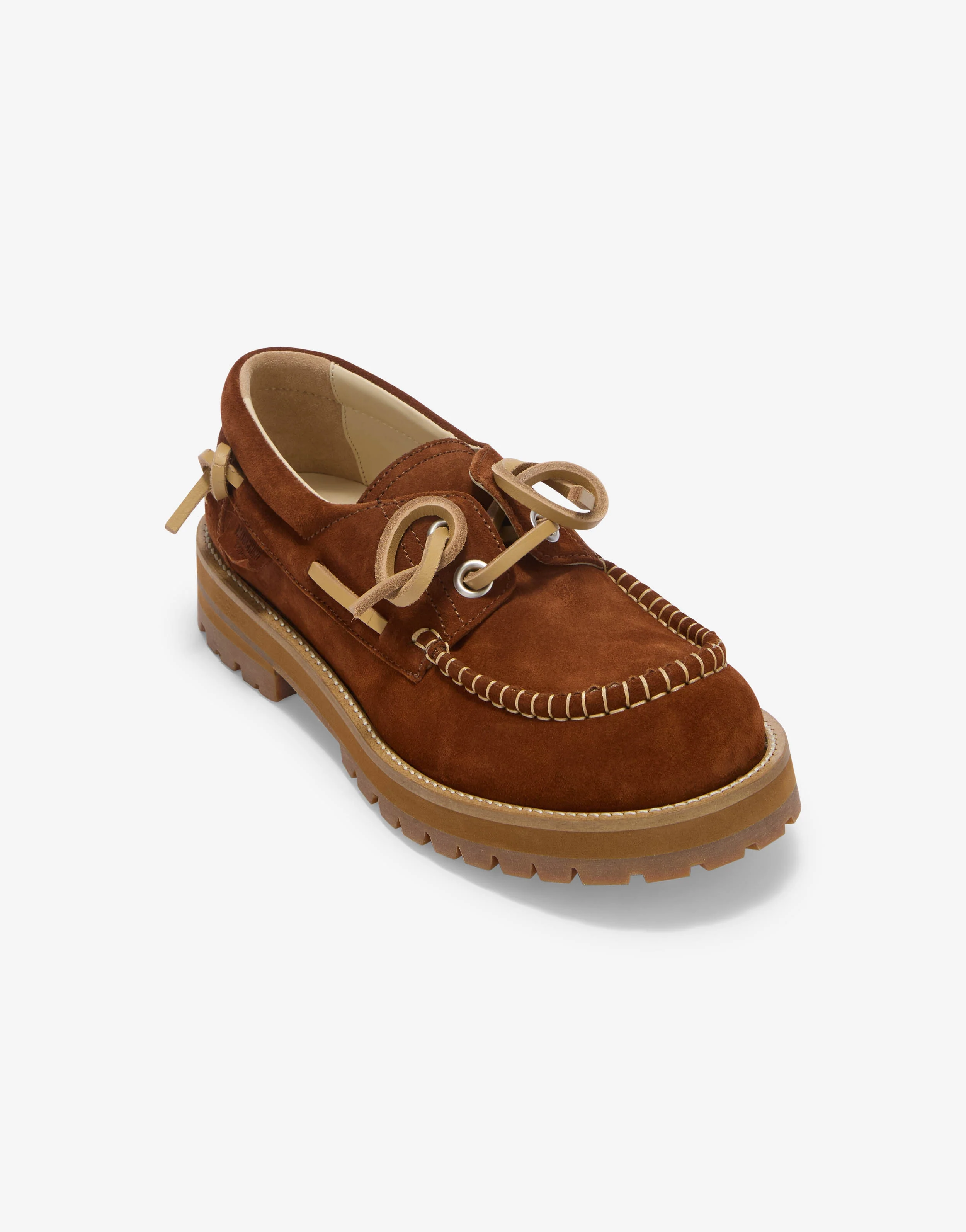 Suede boat loafers - Image 4
