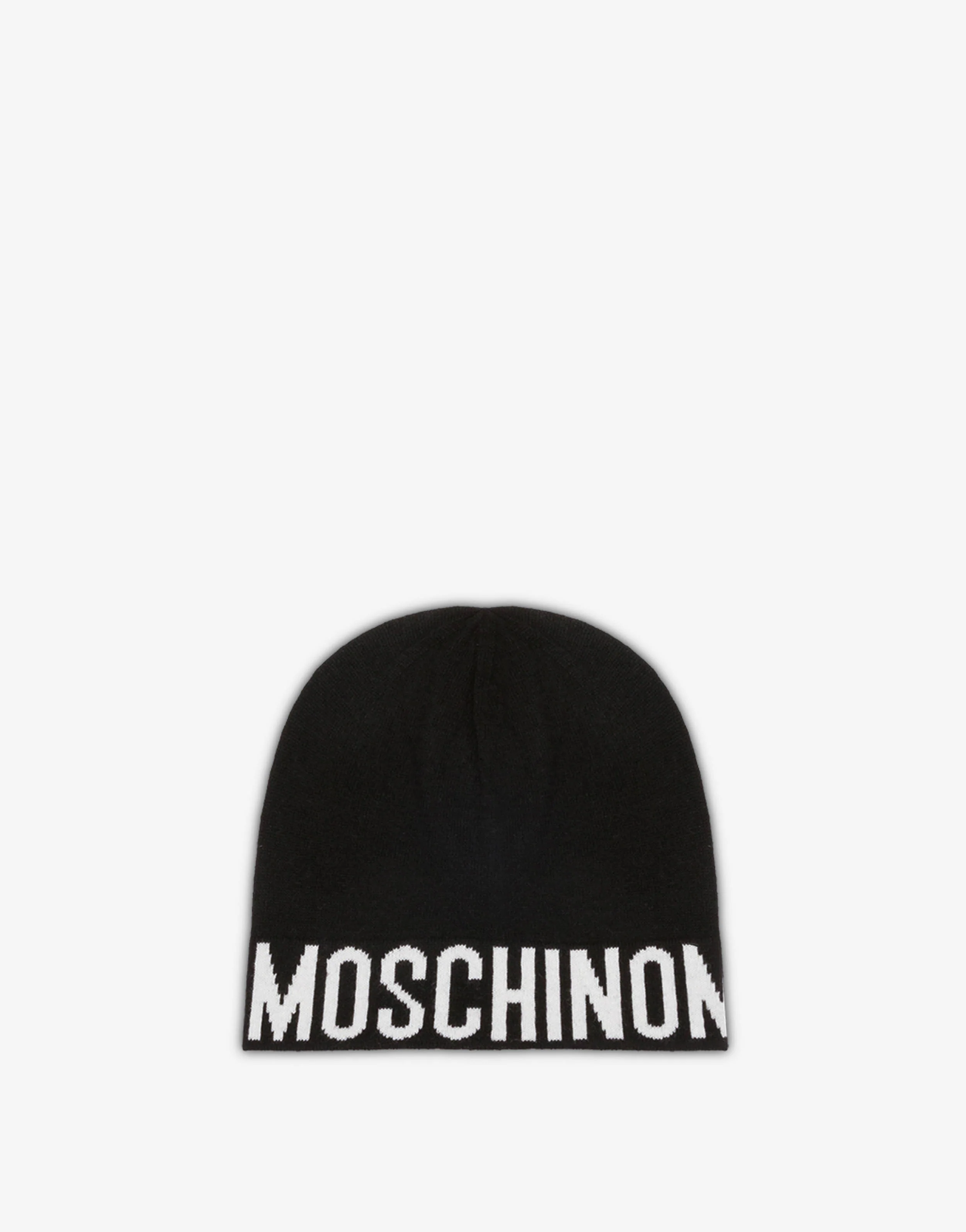 Wool-blend hat with logo
